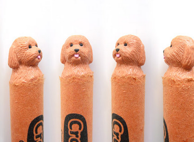 Illustration for article titled A portrait of the dog as a young crayon